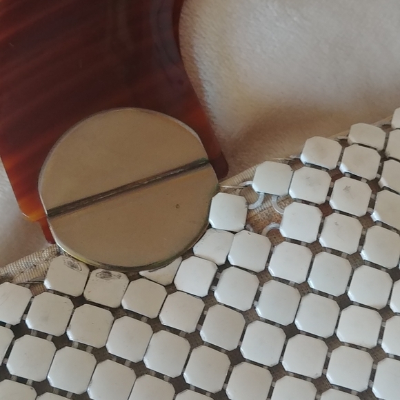 Vintage Whiting & Davis metal mesh handbag - Picture 6 of 15